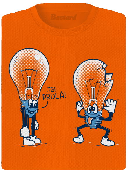 Prdlá dámské sportovní tričko Neon Orange