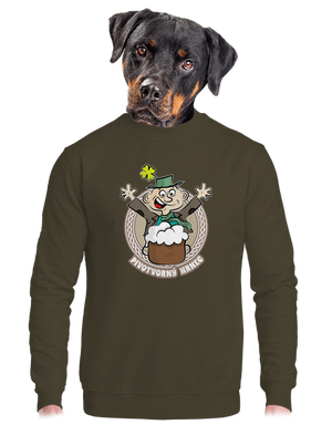 unisex mikina bez kapuce