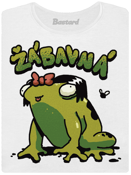 Žábavní dámské tričko premium White