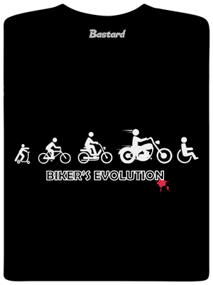 Bikers evolution pánské tričko Black