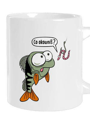 Co okouníš? velký hrnek White