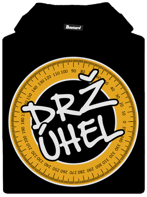 Drž úhel dětská mikina klokanka Black