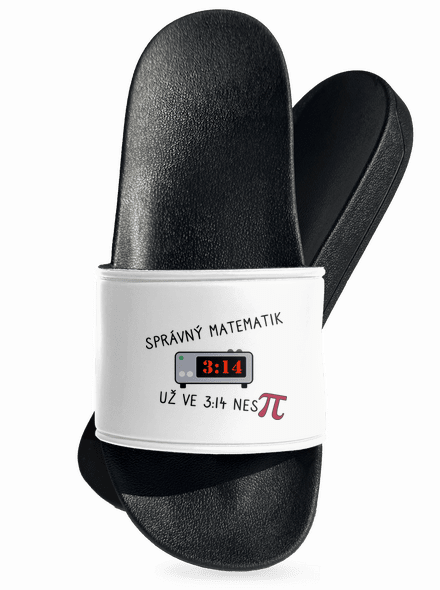 Matematik nespí pantofle White