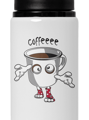 Zombie kafe lahev na vodu White