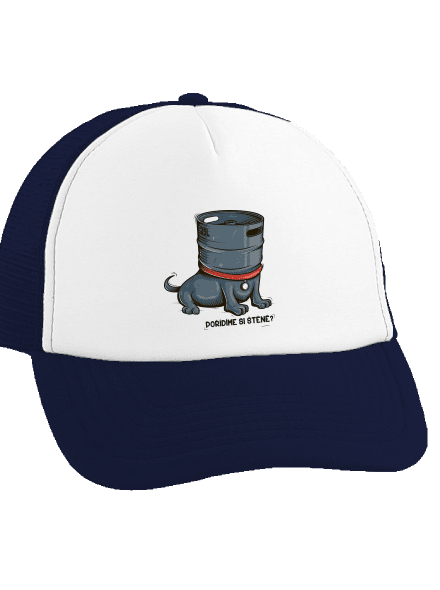 Štěně kšiltovka truckerka French Navy cap