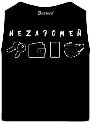 Nezapomeň pánské tílko Black