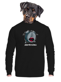 unisex mikina bez kapuce