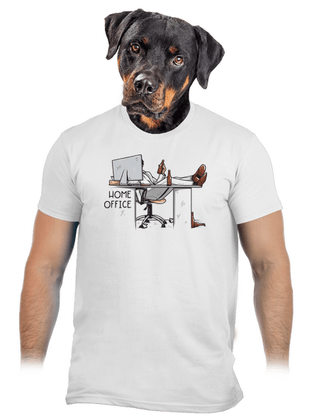 Home Office pánské tričko White