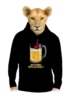 Splávek dětská mikina klokanka Black