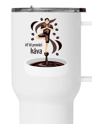 Káva provází termohrnek White