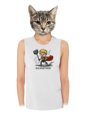 ŠikanáThor dámské tílko volné White