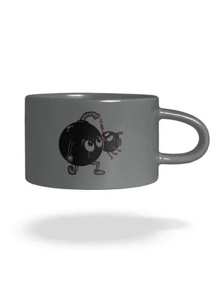 Bomby hrnek makronka Grey Macaron