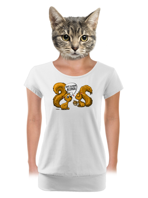 dámské tričko s lemem