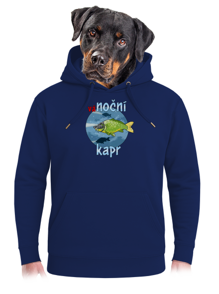 Vánoční kapr unisex mikina premium Navy