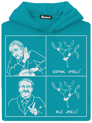 Cimrman: Copak jmelí dětská mikina klokanka Hawaiian Blue