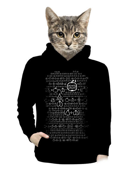 Matematik dámská mikina klokanka Black