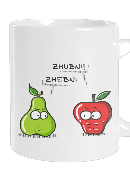 Zhubni! velký hrnek White