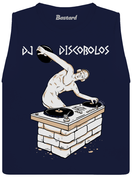 DJ Discobolos dámské tílko volné Navy