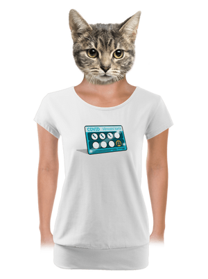 dámské tričko s lemem