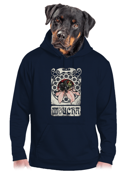 Moucha pánská mikina klokanka Navy