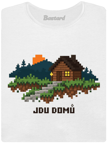 Jdu domů dámské tričko White