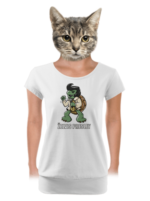 dámské tričko s lemem