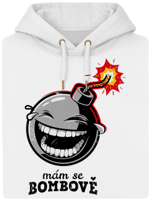 Mám se bombově unisex mikina premium Snowwhite