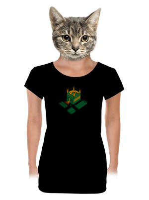 dámské tričko s lemem