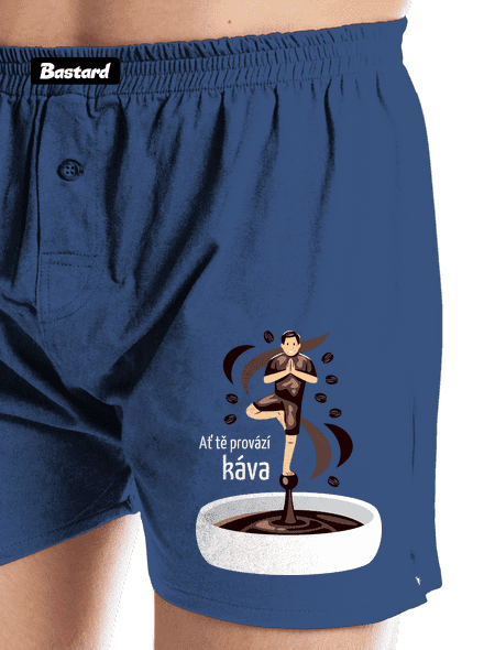 Káva provází pánské trenky Blue