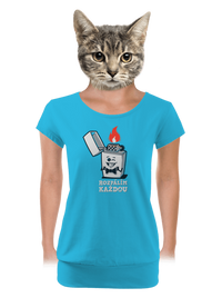 dámské tričko s lemem