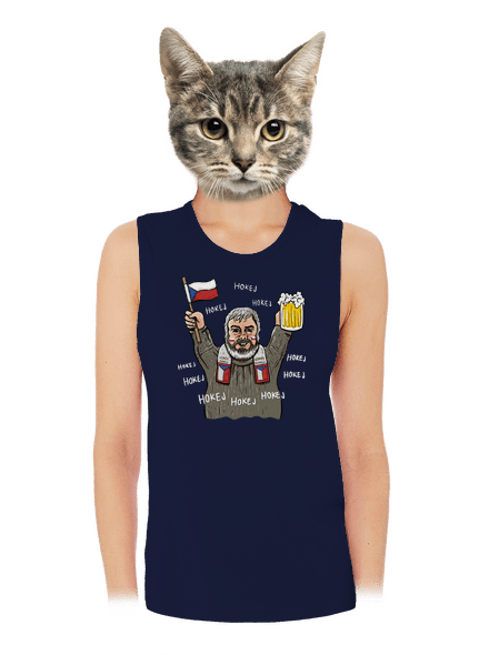 Hodor dámské tílko volné Navy