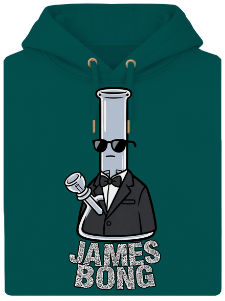 James Bong unisex mikina premium Emerald Green