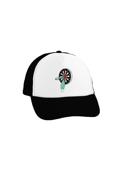 Zásah kšiltovka truckerka Black cap