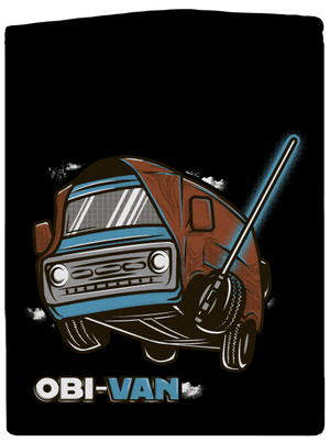 Obi-Van dámská mikina na zip Black