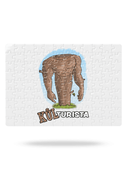 Kůlturista puzzle White