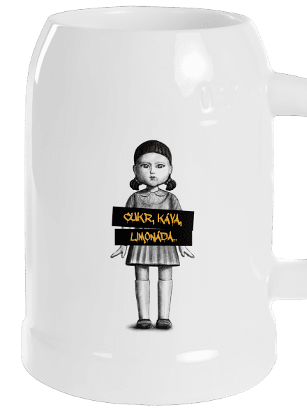 Cukr, káva, limonáda půllitr White