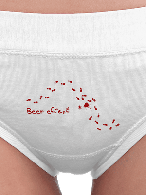 Beer effect dámské kalhotky White