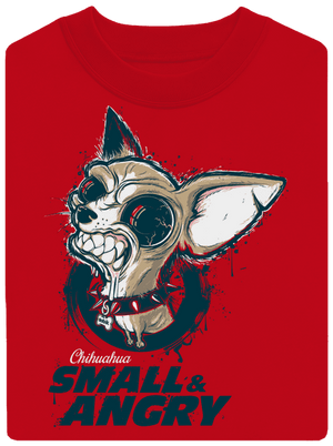 Čivava unisex mikina bez kapuce Red