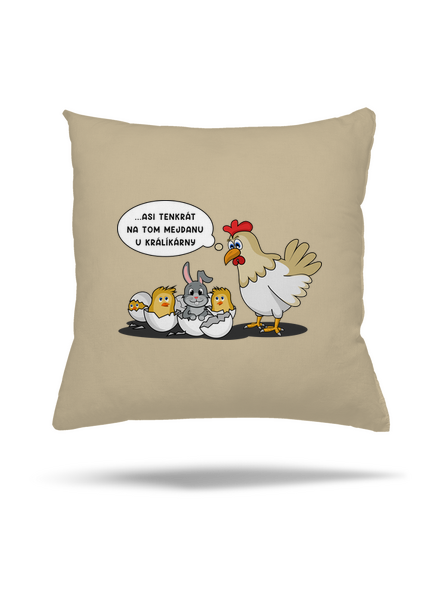 Mejdan u králíkárny polštář Beige
