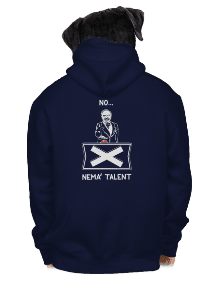 Cimrman: Nemá talent pánská mikina na zip Navy