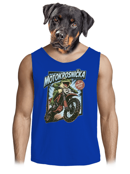 Motokrosnička pánské tílko Royal Blue