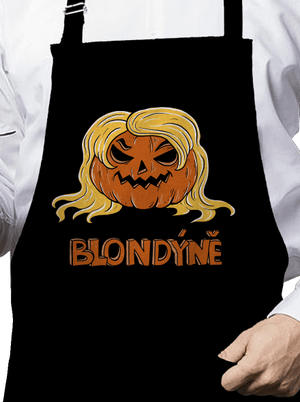 Blondýně zástěra Black