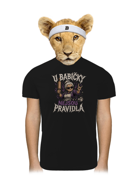U babičky dětské sportovní tričko Black