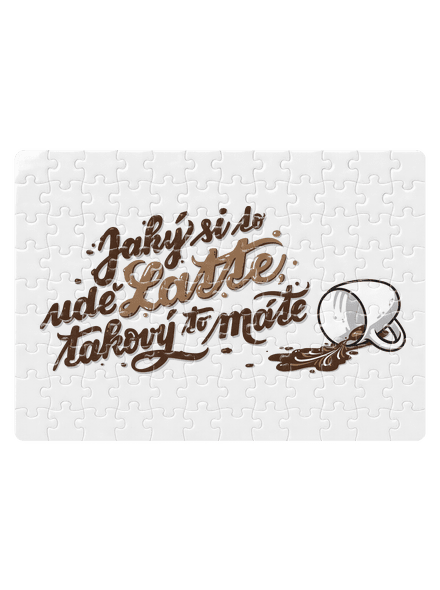 Latte puzzle White