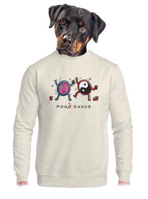 unisex mikina bez kapuce