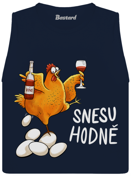 Snesu hodně dámské tílko volné Navy