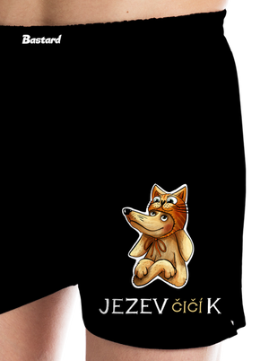 Jezevčičík pánské trenky Black