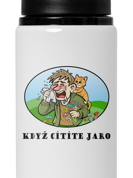 Cítíte jaro lahev na vodu White