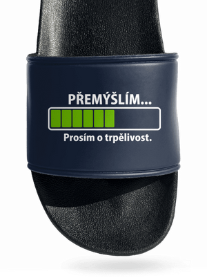 Přemýšlím pantofle Navy