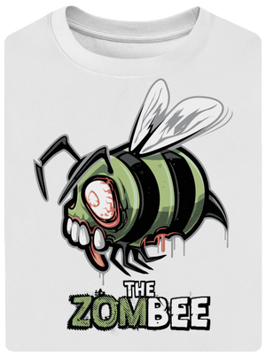 ZomBee unisex tričko oversized White